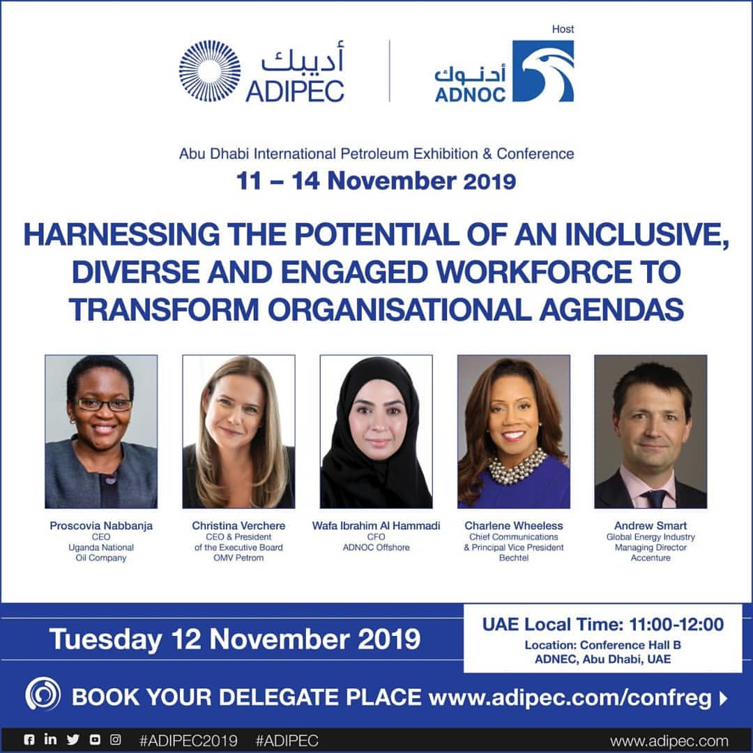At ADIPEC2019 you ca