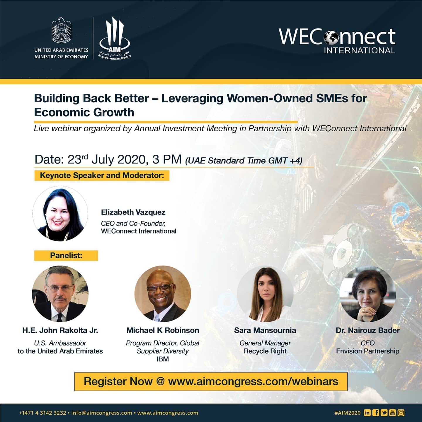 Register now for the