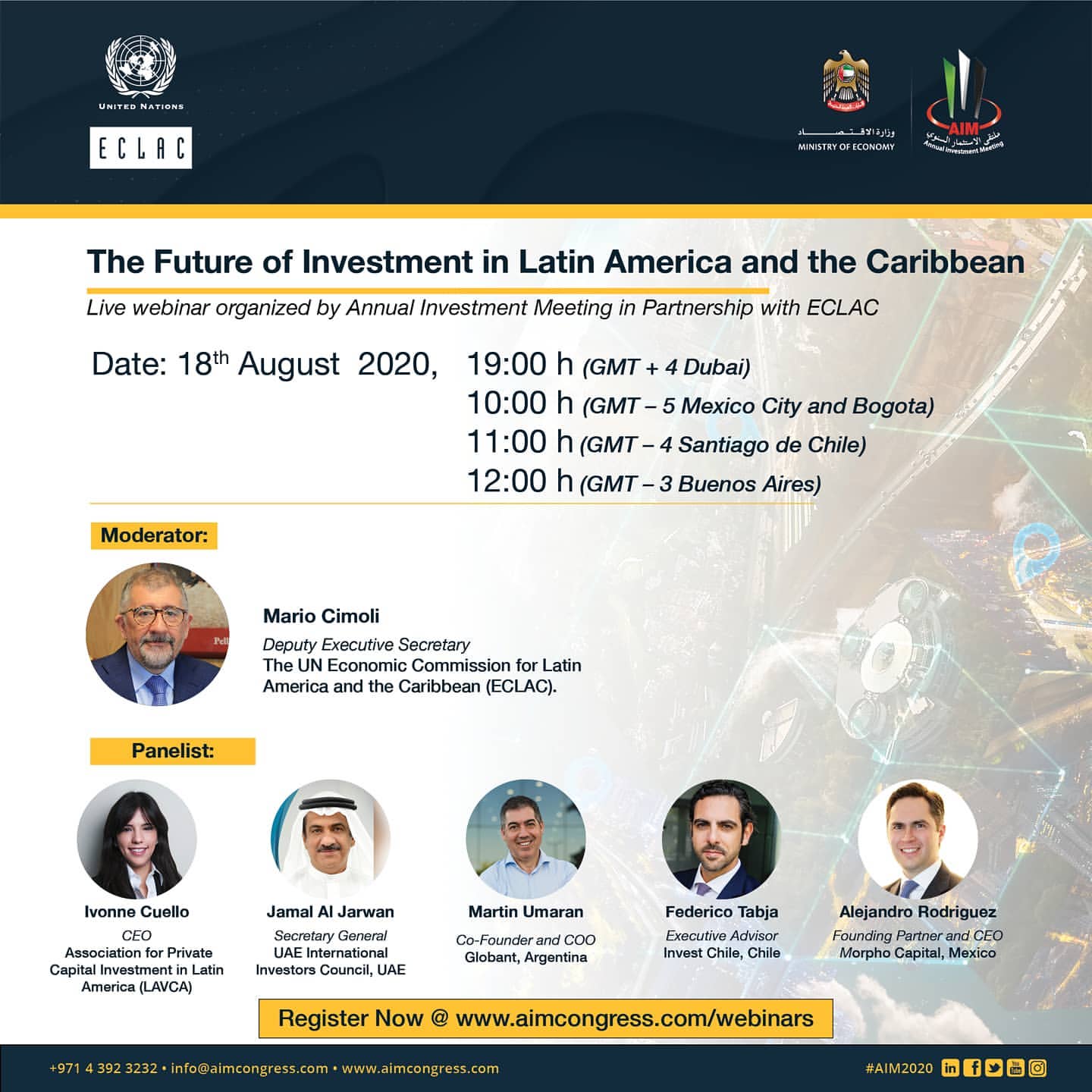 Register now for our