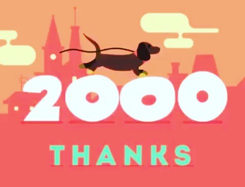 2000 thanks for our 