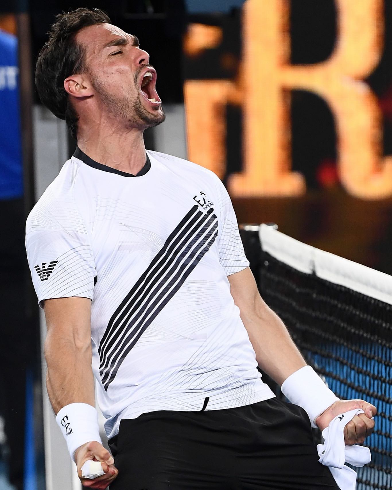 Yesterday Fognini c