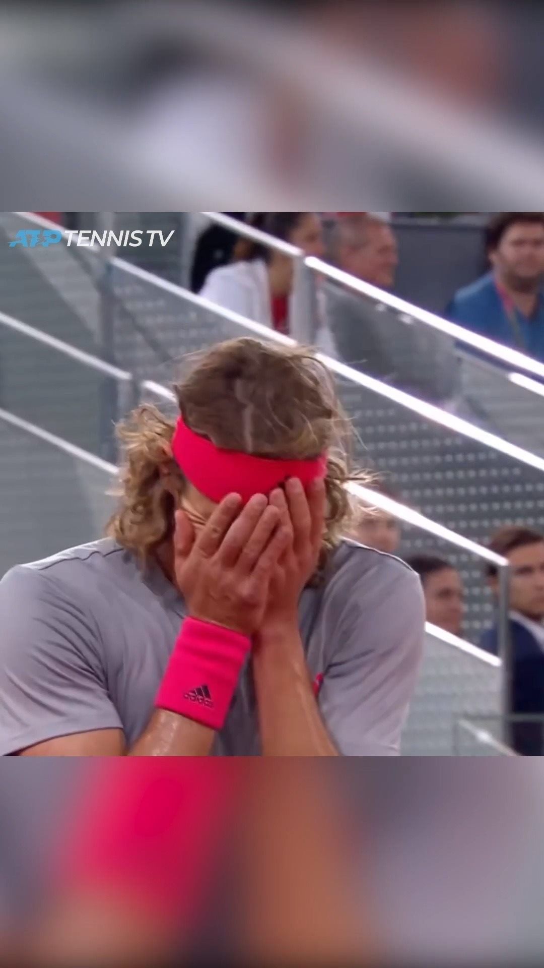 Beating him on clay