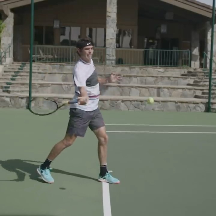 After some forehand 