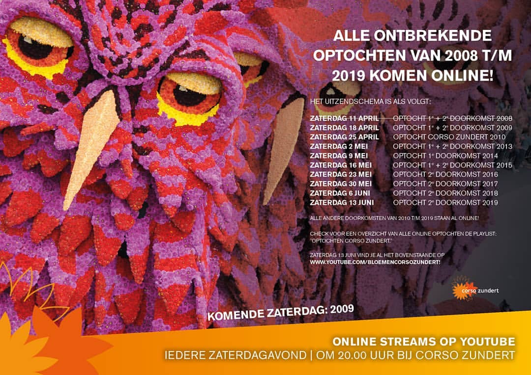 Deze zaterdag komt d