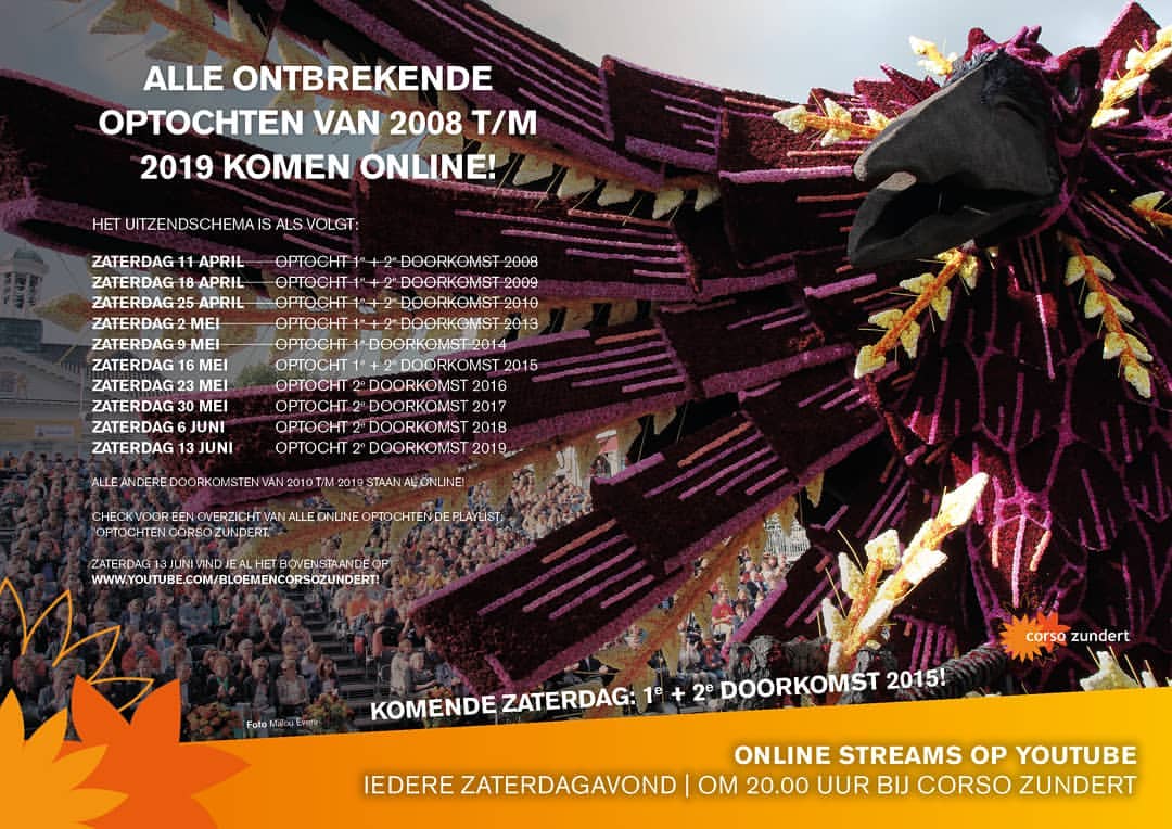 Deze zaterdag komt d