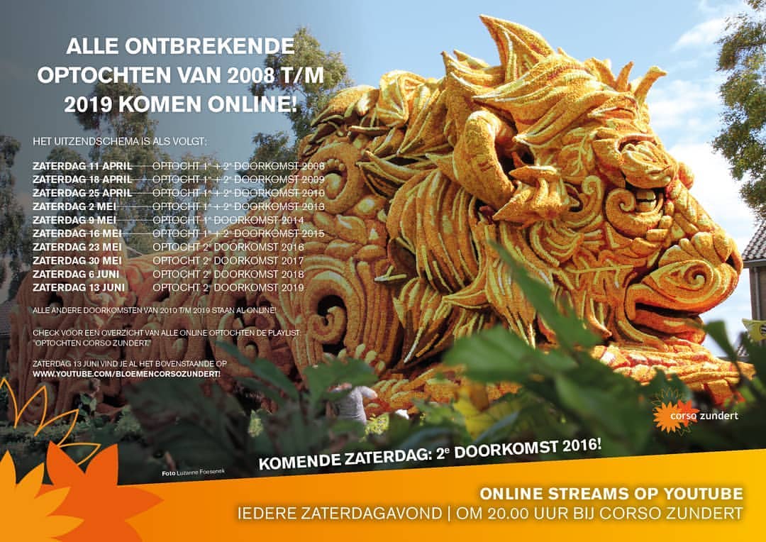 Deze zaterdag komt d