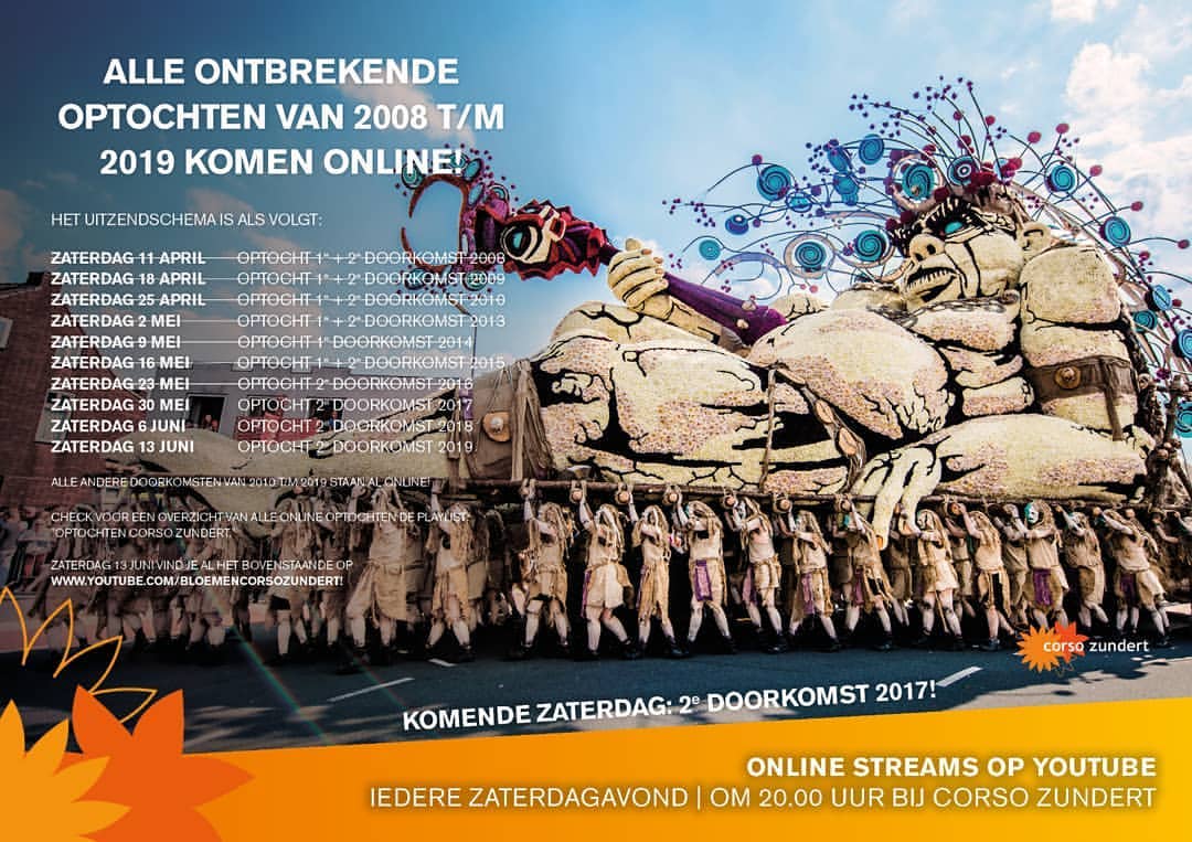 Deze zaterdag komt d