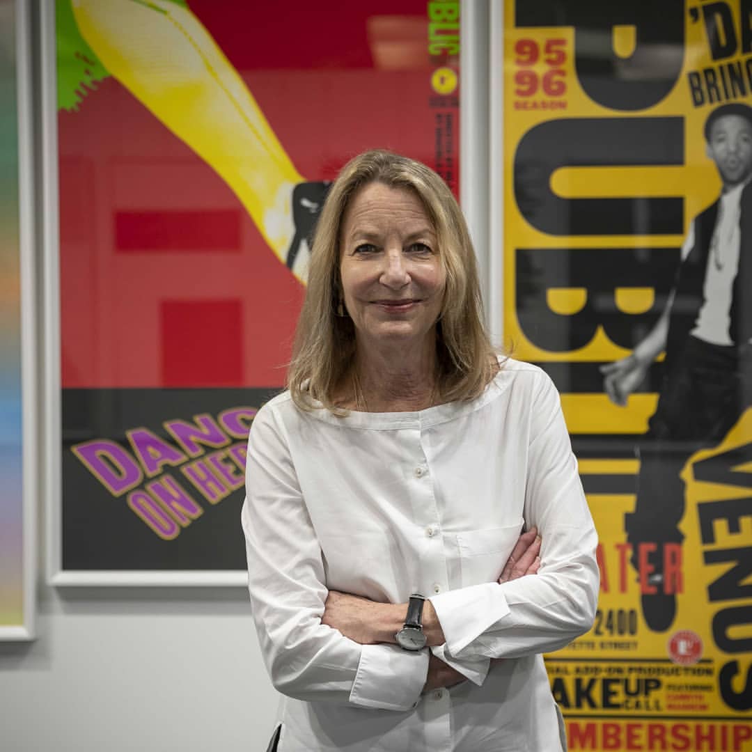 Paula Scher at Flore