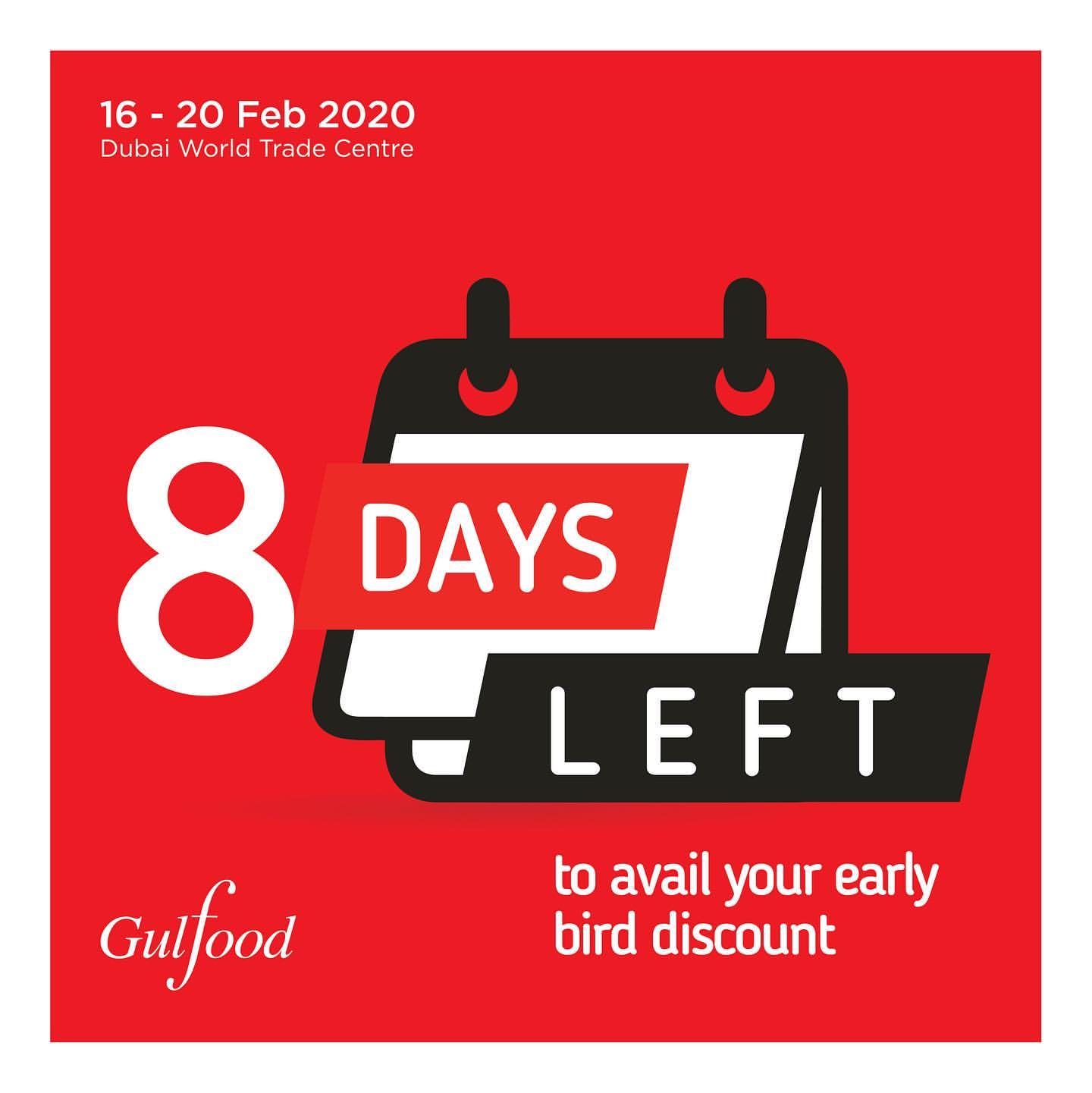 Only 8 days left to 