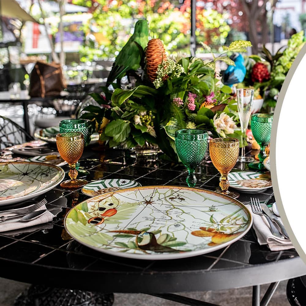A table with charact