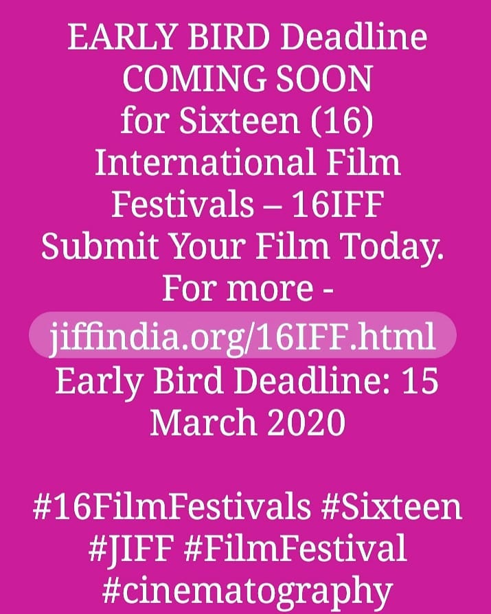 EARLY BIRD Deadline 