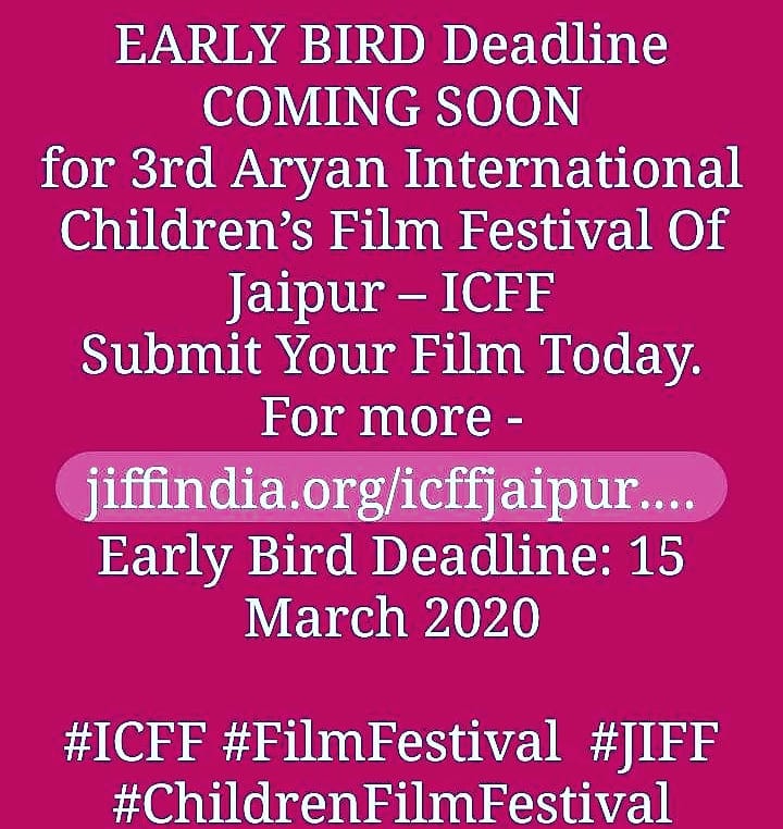 EARLY BIRD Deadline 