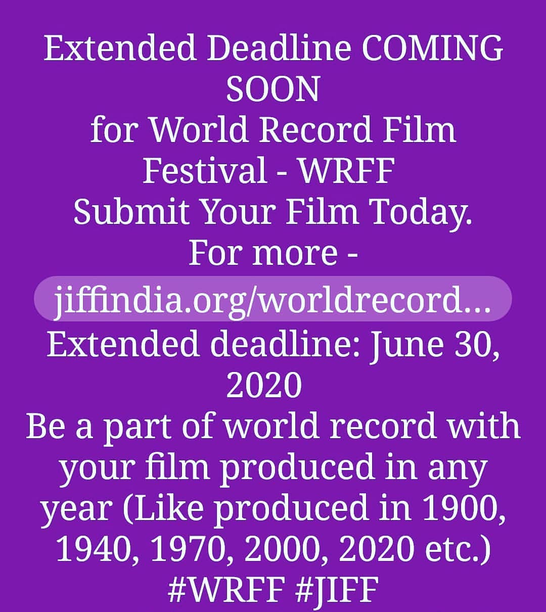 Extended Deadline CO