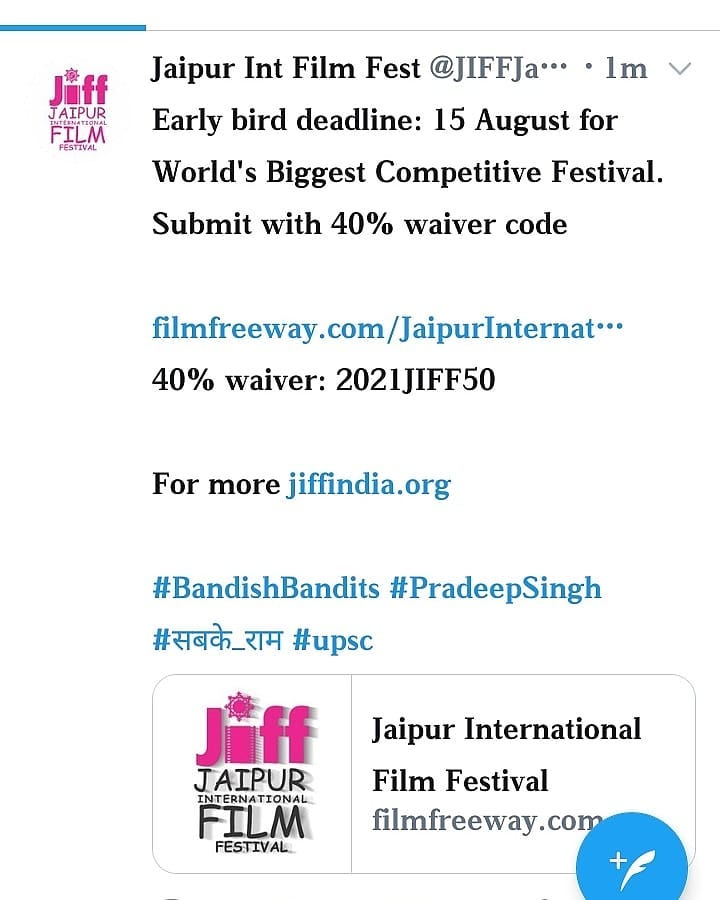 Early bird deadline