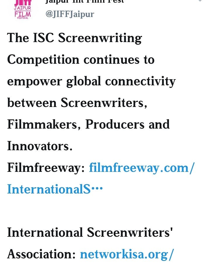 The ISC Screenwritin