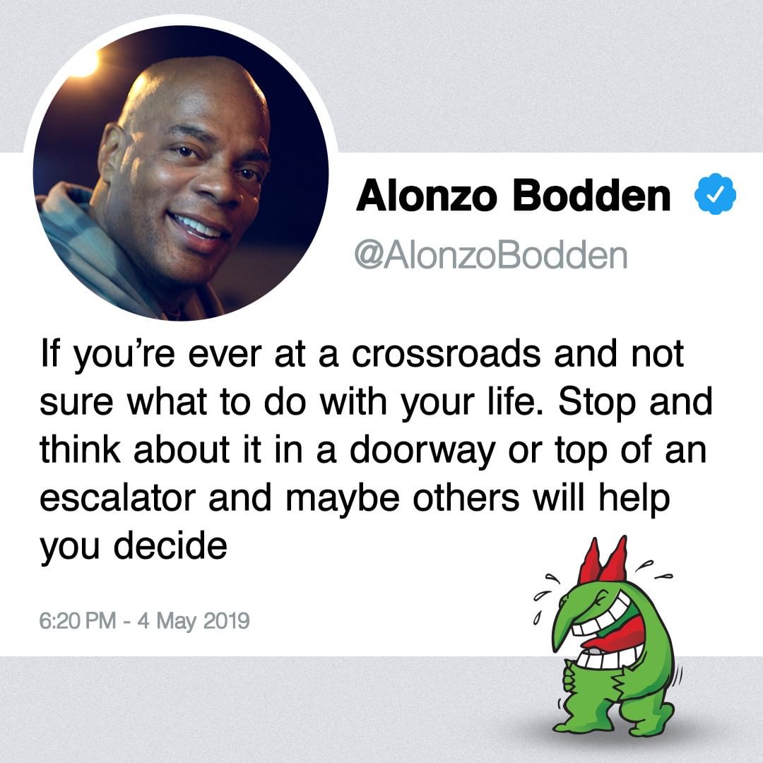 Alonzo Bodden likes 