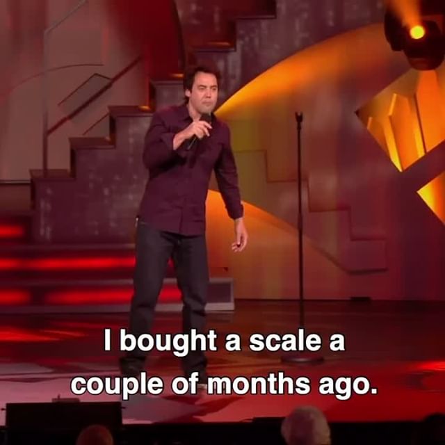 Our scale shows the 