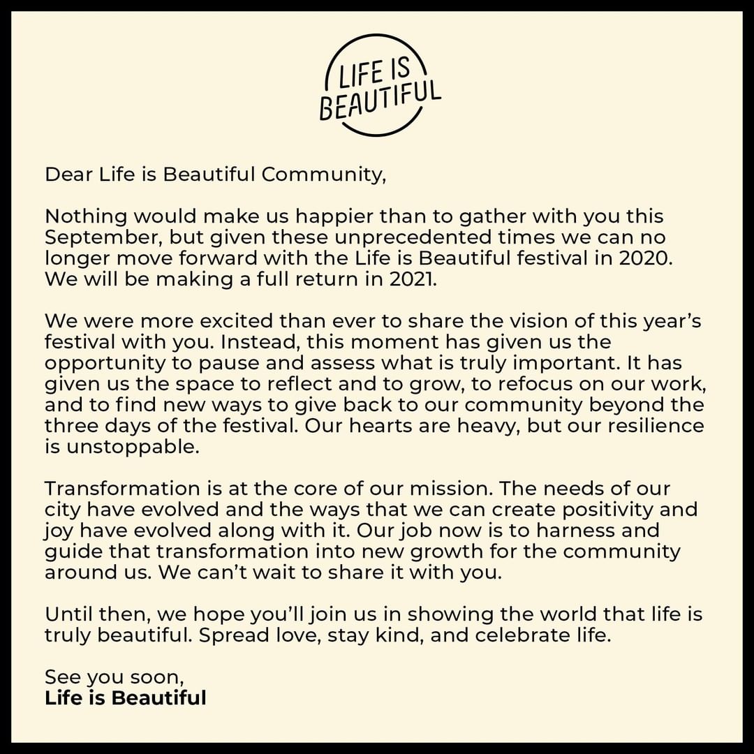 Life is Beautiful be