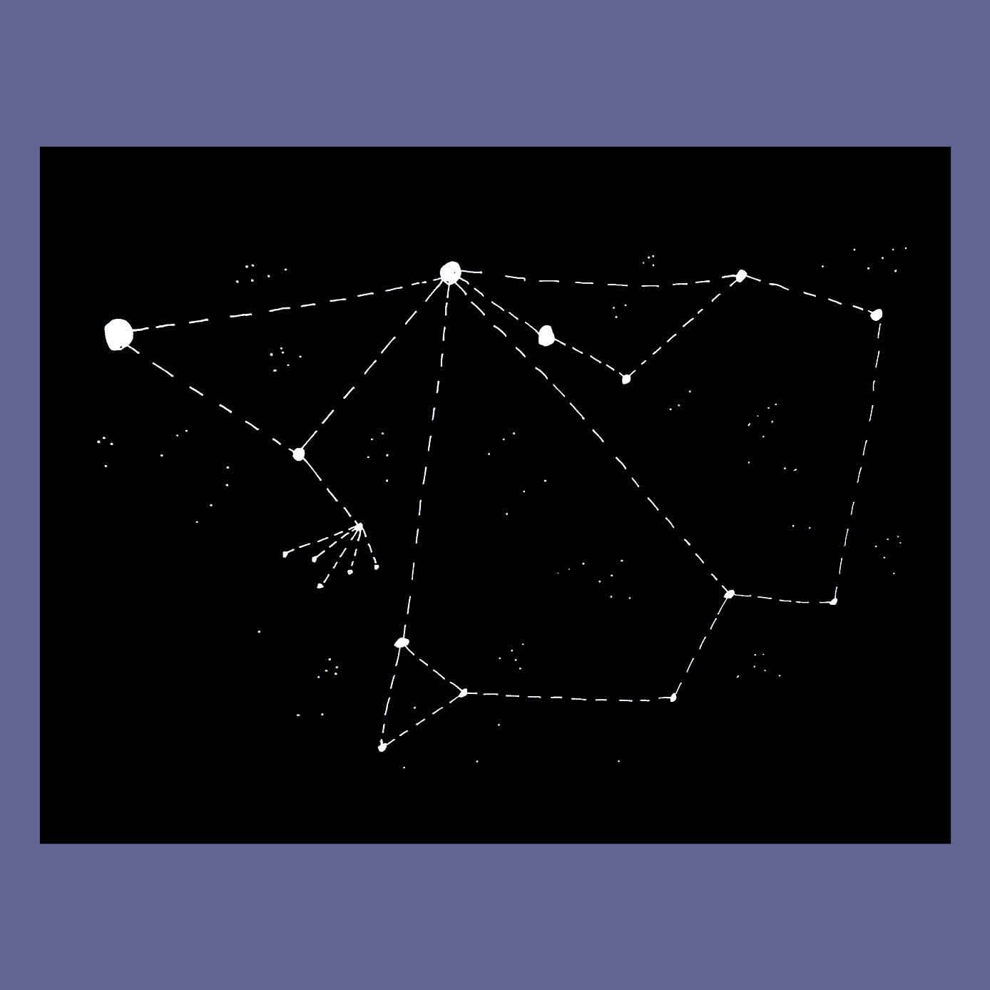 A constellation is a