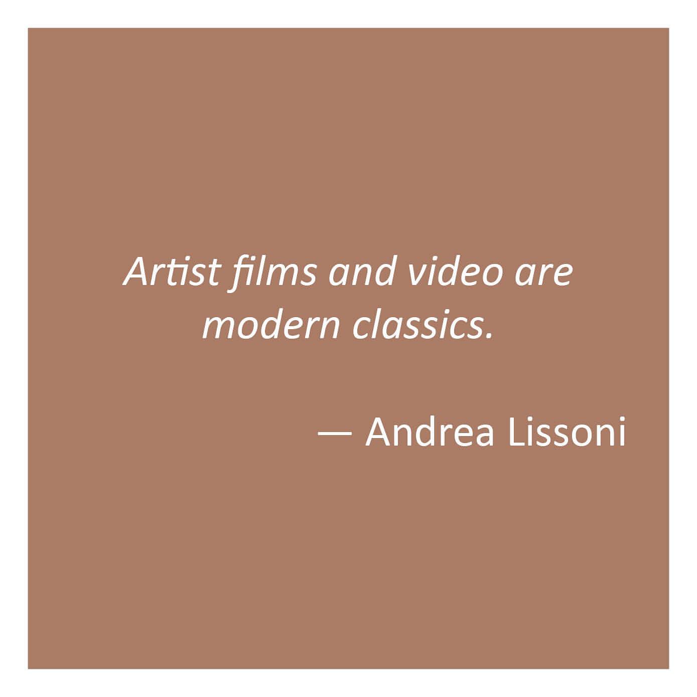 Artist films and 