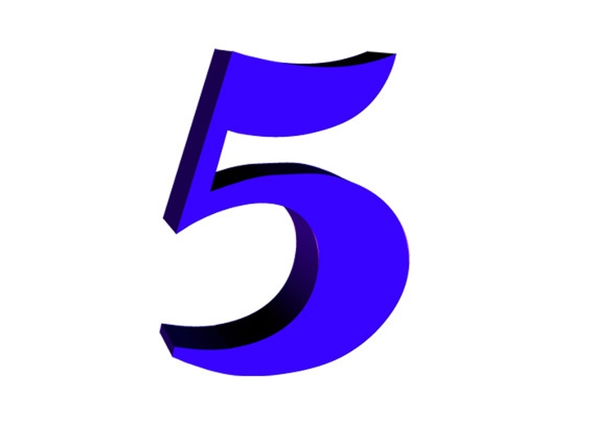 Пять. Цифра 5. Цифра 5 синяя. Фон цифра 5. Цифра 5 синяя на прозрачном фоне.