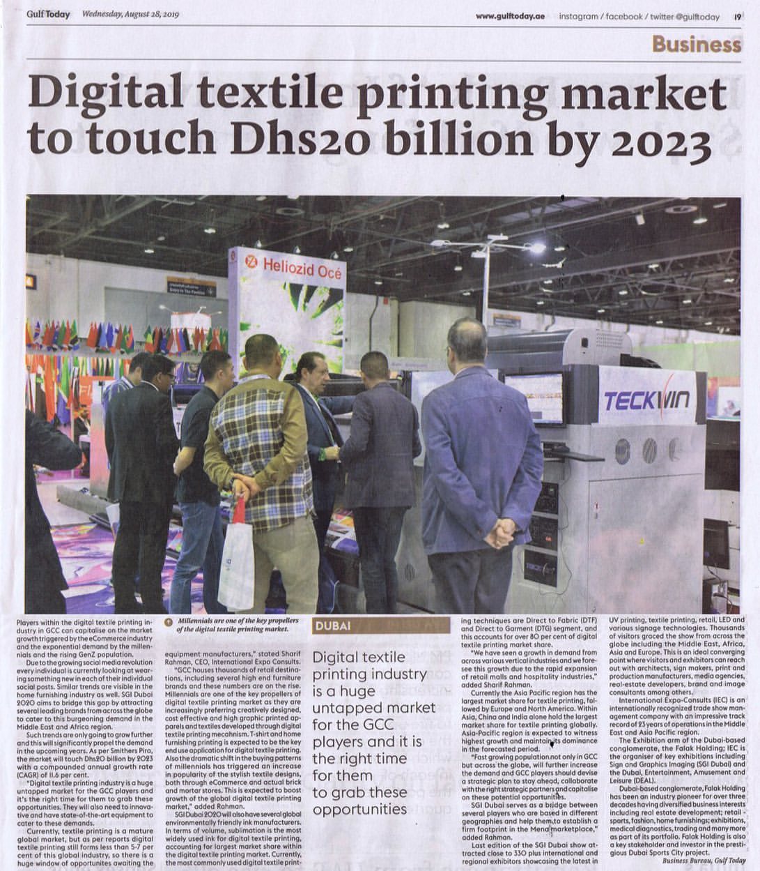 Digital textile prin