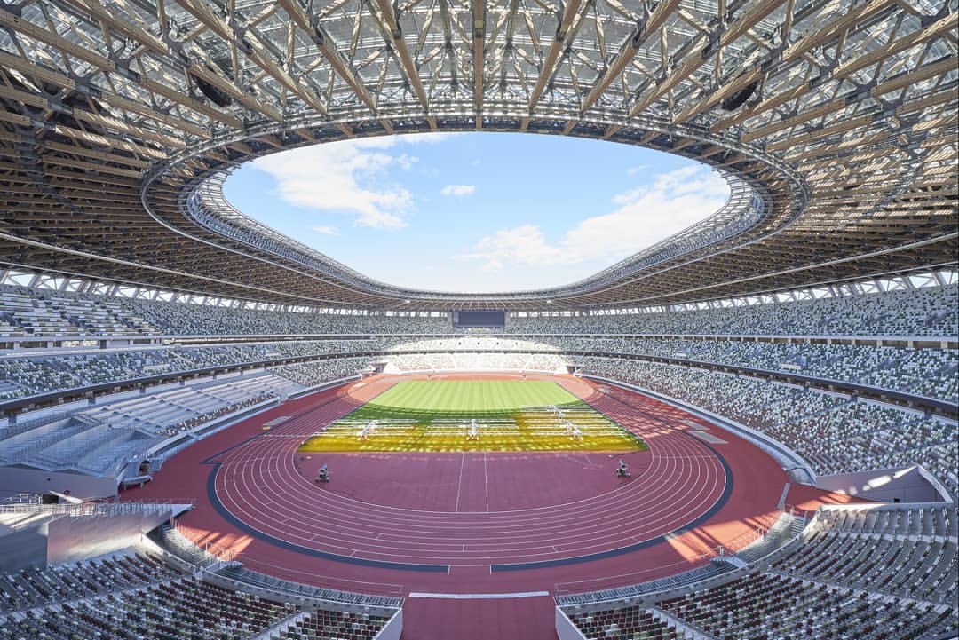 The Olympic stadium 