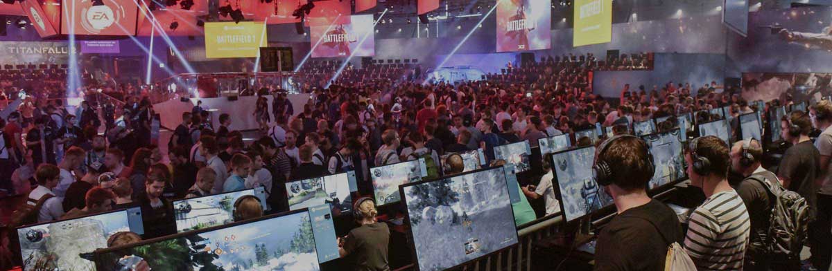 Gamescom Exhibition banner ilikevents