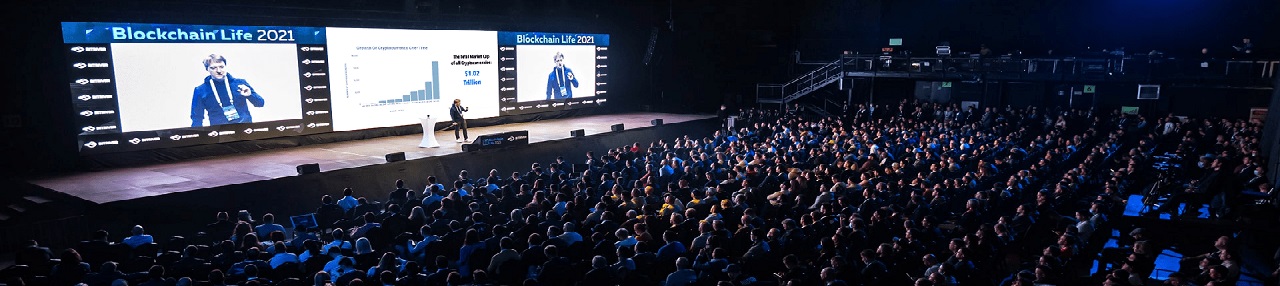 Blockchain Life Forum banner ilikevents