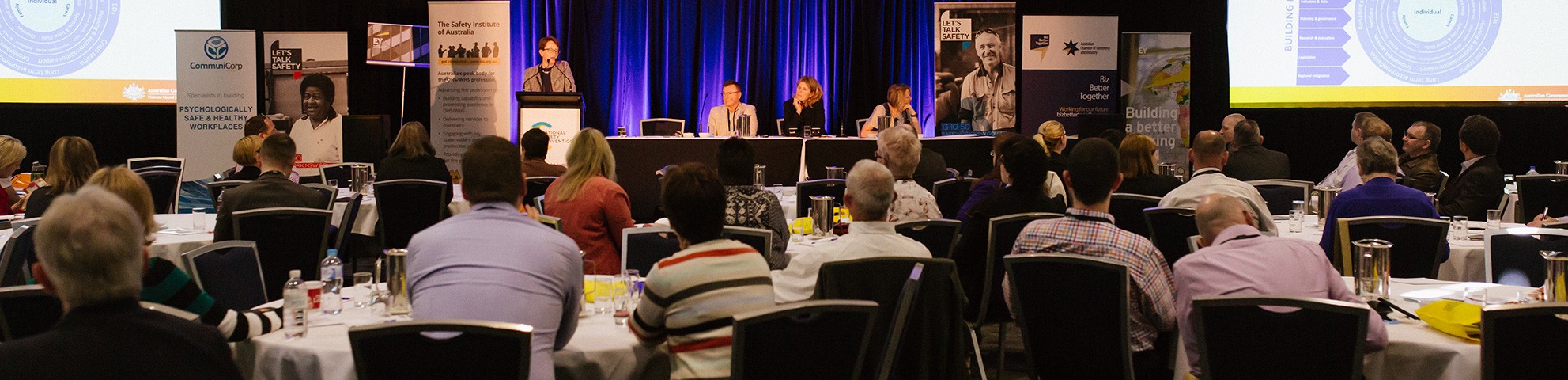 Safety in Action Exhibition banner ilikevents