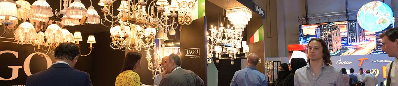 Iran Chandeliers & Decorative Lights Exhibition banner ilikevents