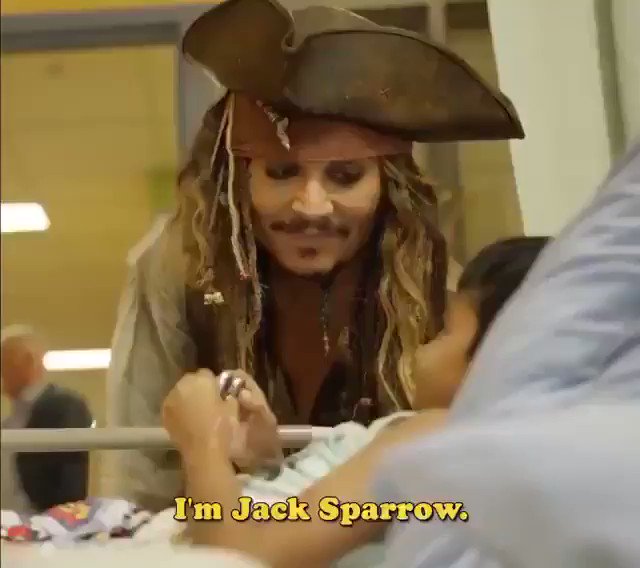 Johnny Depp visiting
