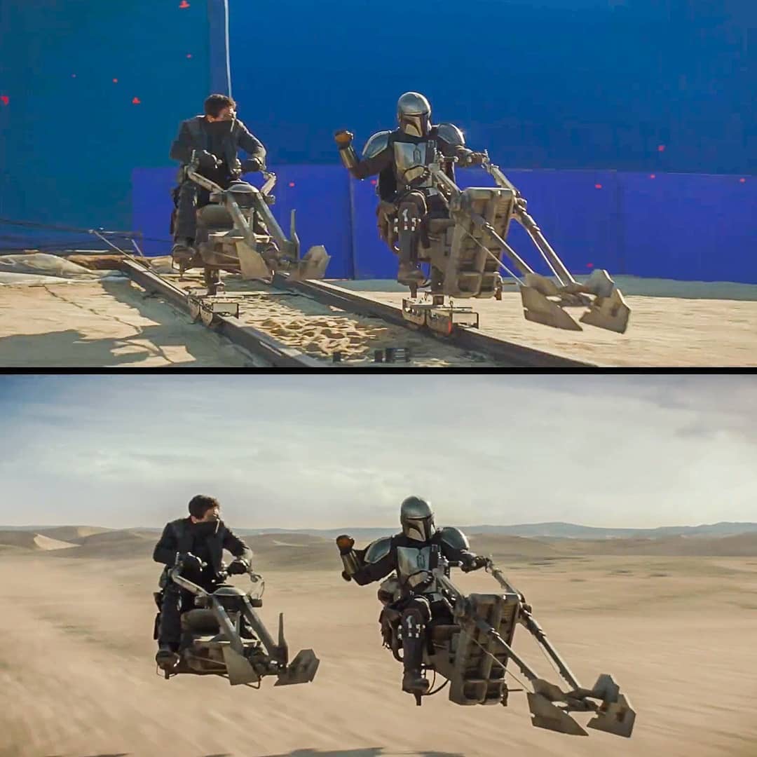 Before and After VFX