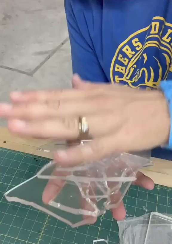 How rubber glass is 