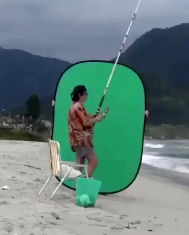 Small green screen 