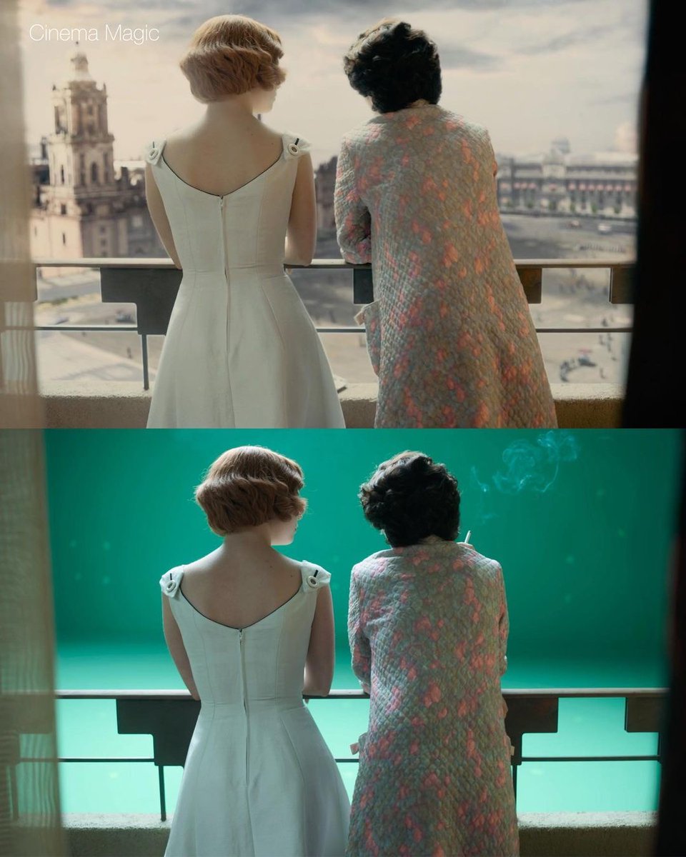 Before and after CGI