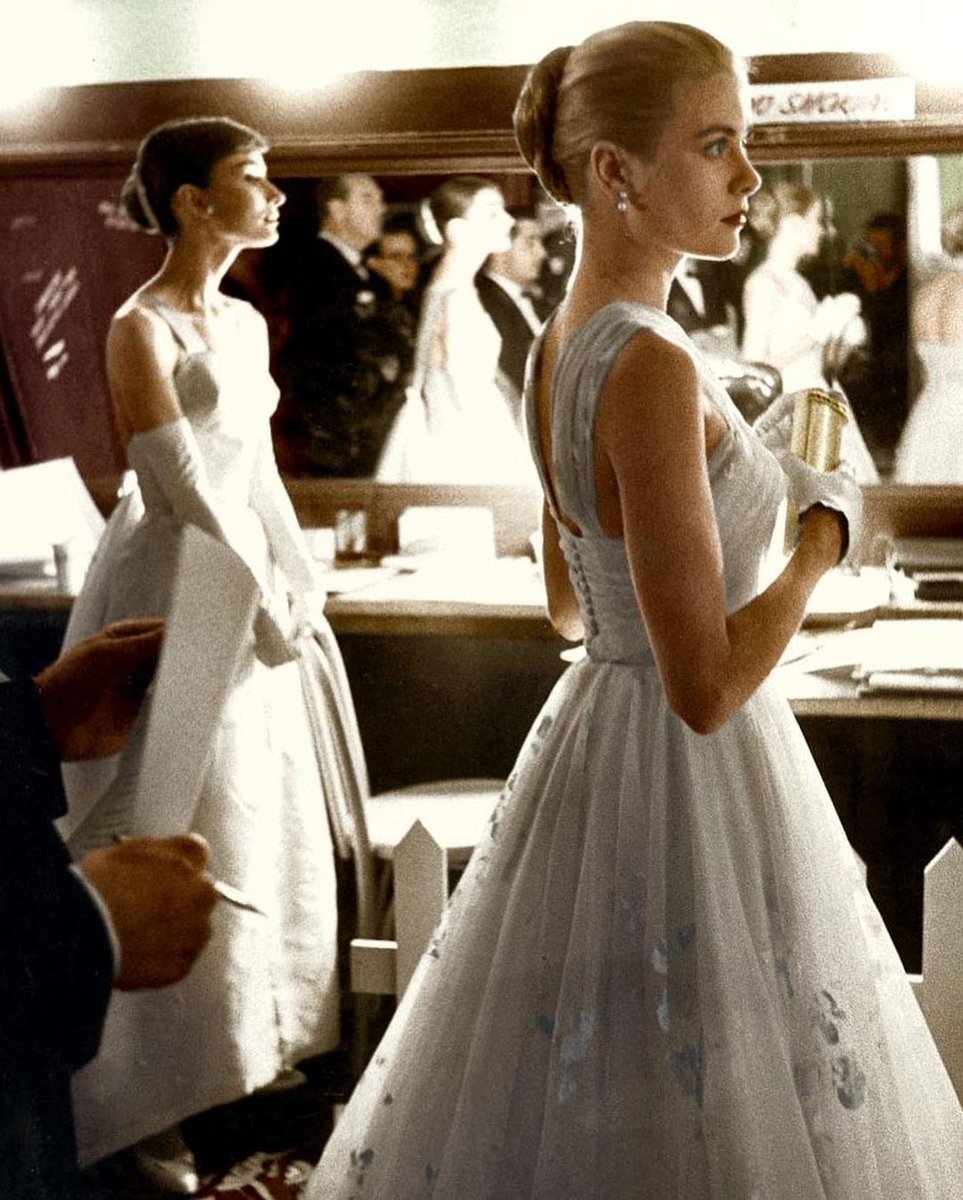 Grace Kelly and Audr