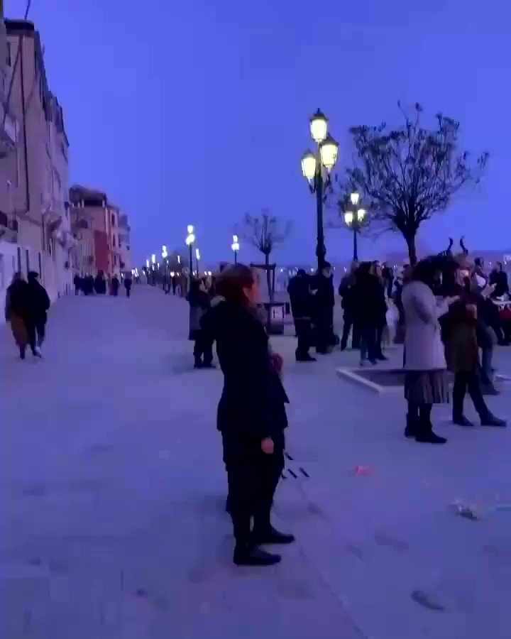 A sunset in Venice 
