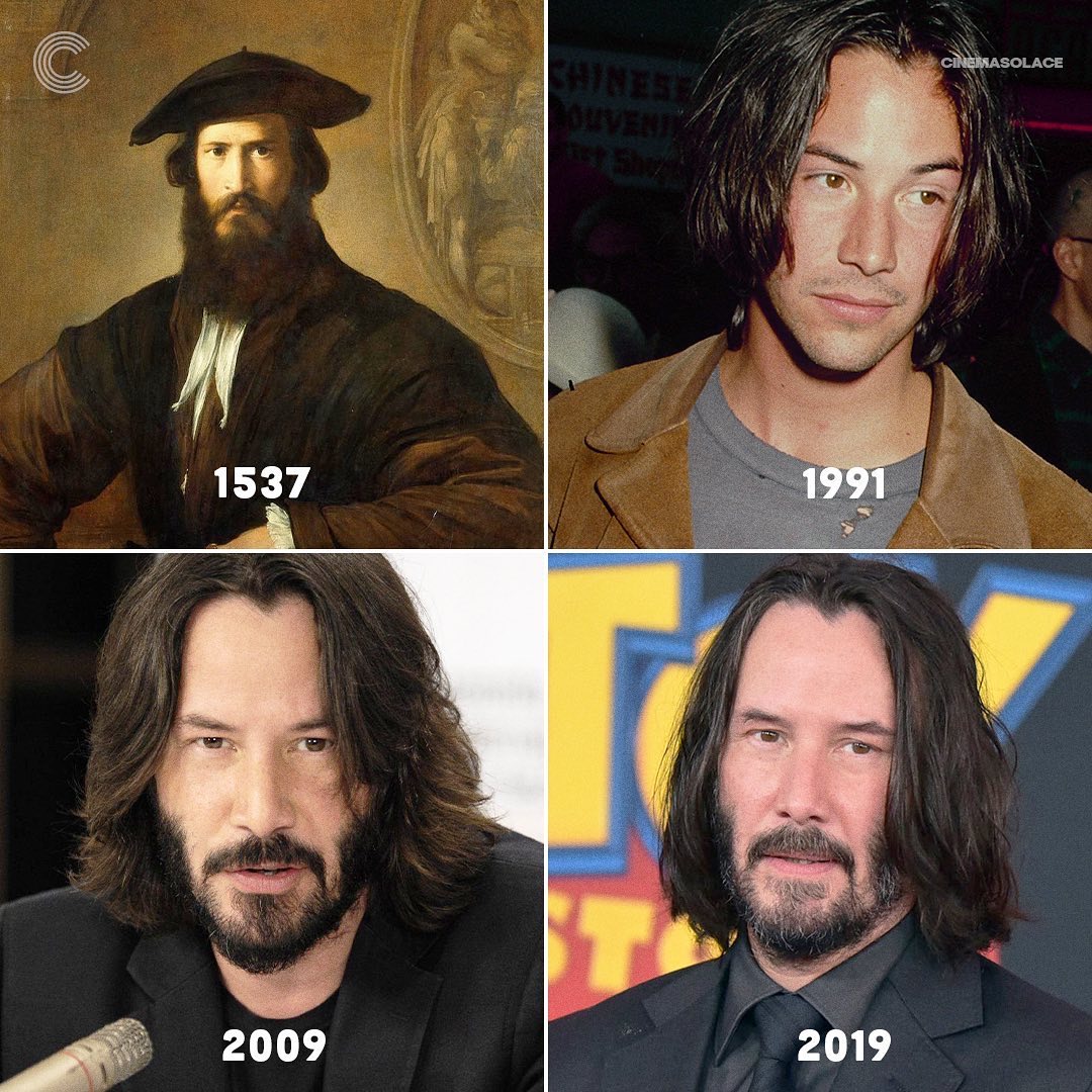 Keanu Reeves through