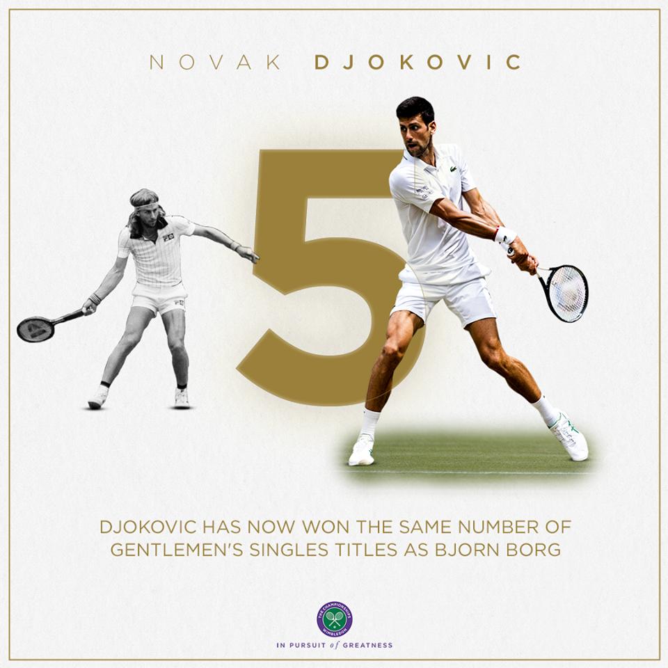 Five Wimbledon crow