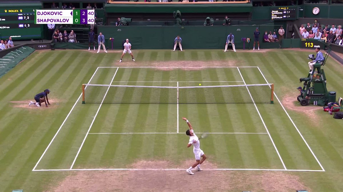 Novak has ninja refl