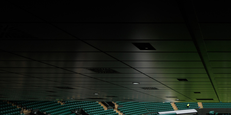 The stage awaits 