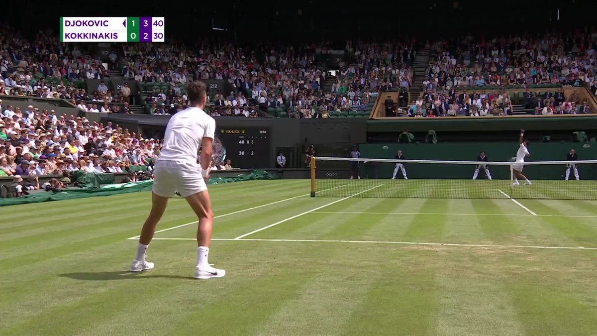 A brutal backhand 
