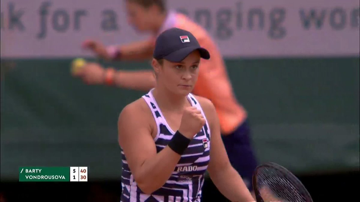 Barty means business