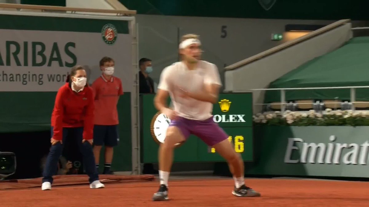When your racquet is